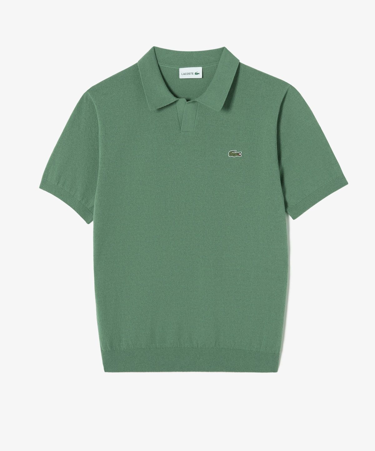 라코스테(LACOSTE) 남성 오픈카라 반팔 부클 스웨터 폴로 셔츠 PH374E-56G 02M