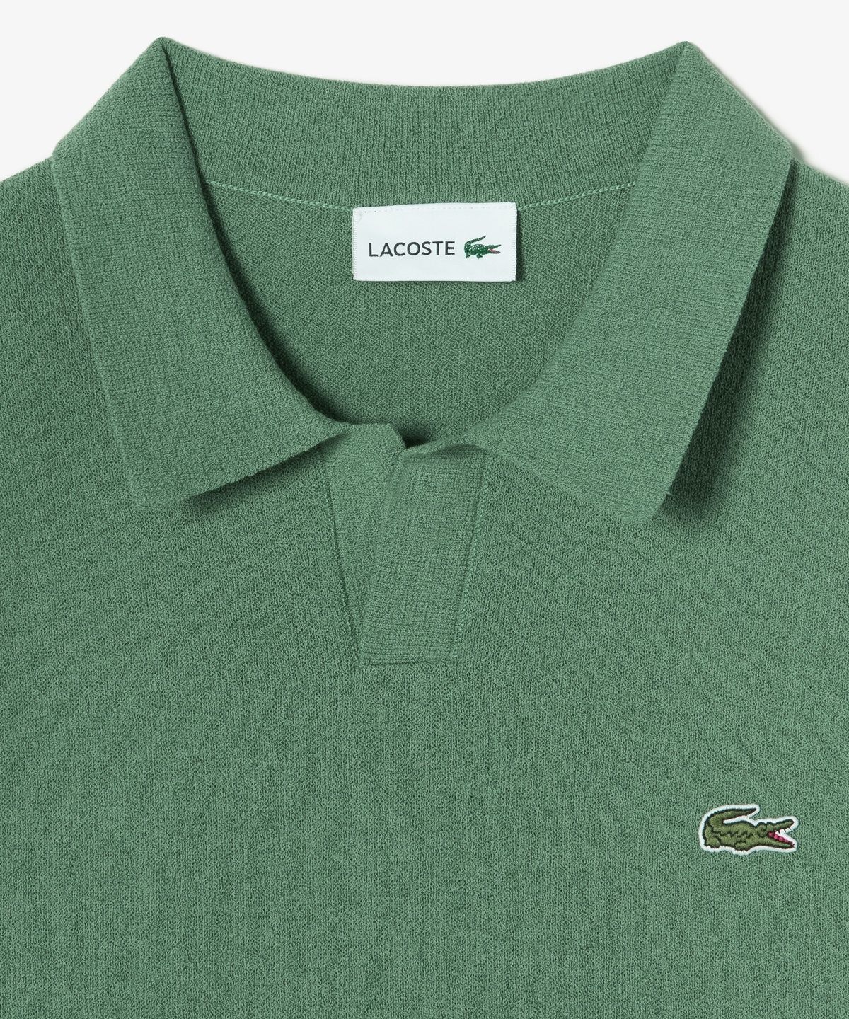 라코스테(LACOSTE) 남성 오픈카라 반팔 부클 스웨터 폴로 셔츠 PH374E-56G 02M