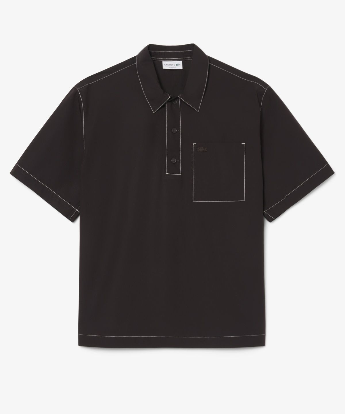 라코스테(LACOSTE) 남성 화이트 스티치 풀오버 셔츠 CH1268-56G 3LA
