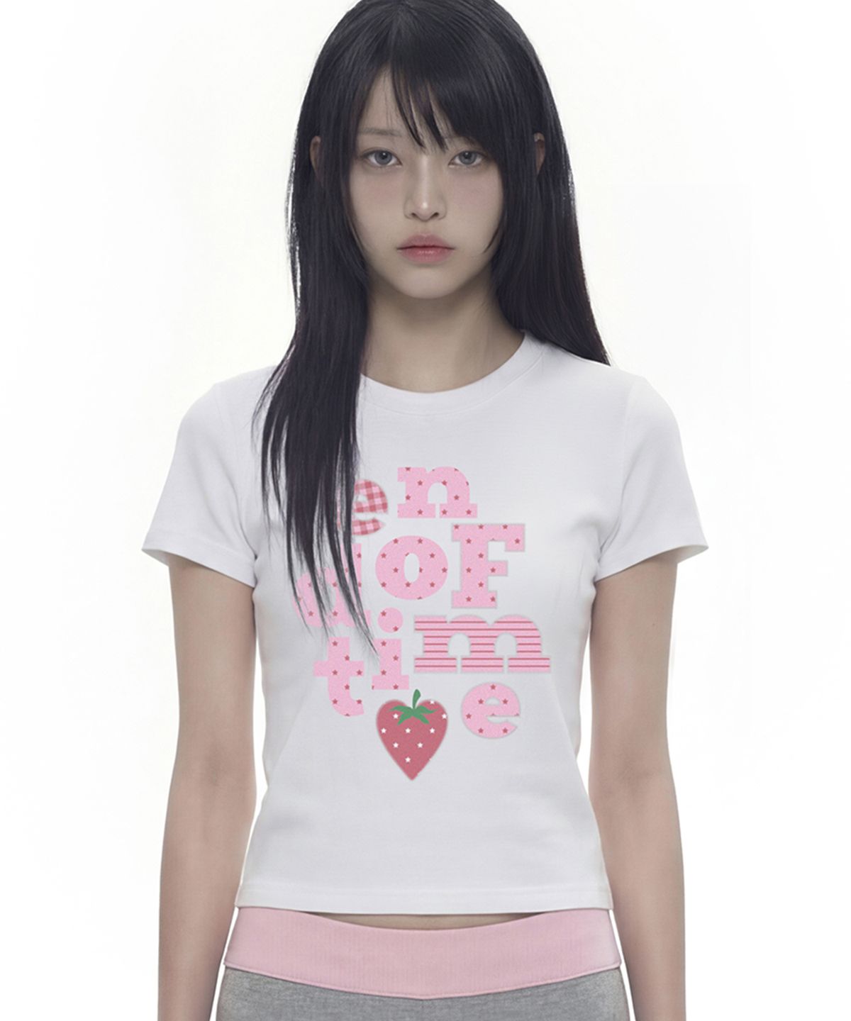 그레이버(GRAVER) [UNISEX]END OF TIME BERRY 슬림 반팔티_4 color