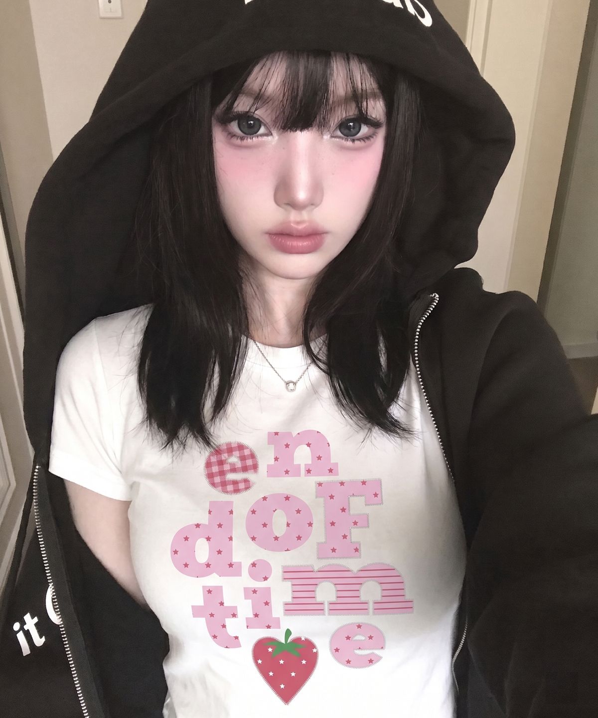 그레이버(GRAVER) [UNISEX]END OF TIME BERRY 슬림 반팔티_4 color