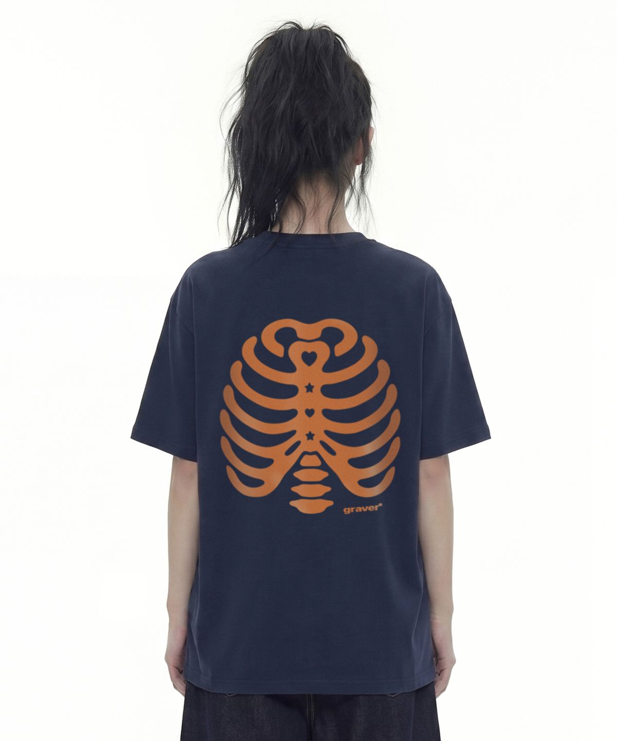 그레이버(GRAVER) [UNISEX]RIB 반팔티_4 color