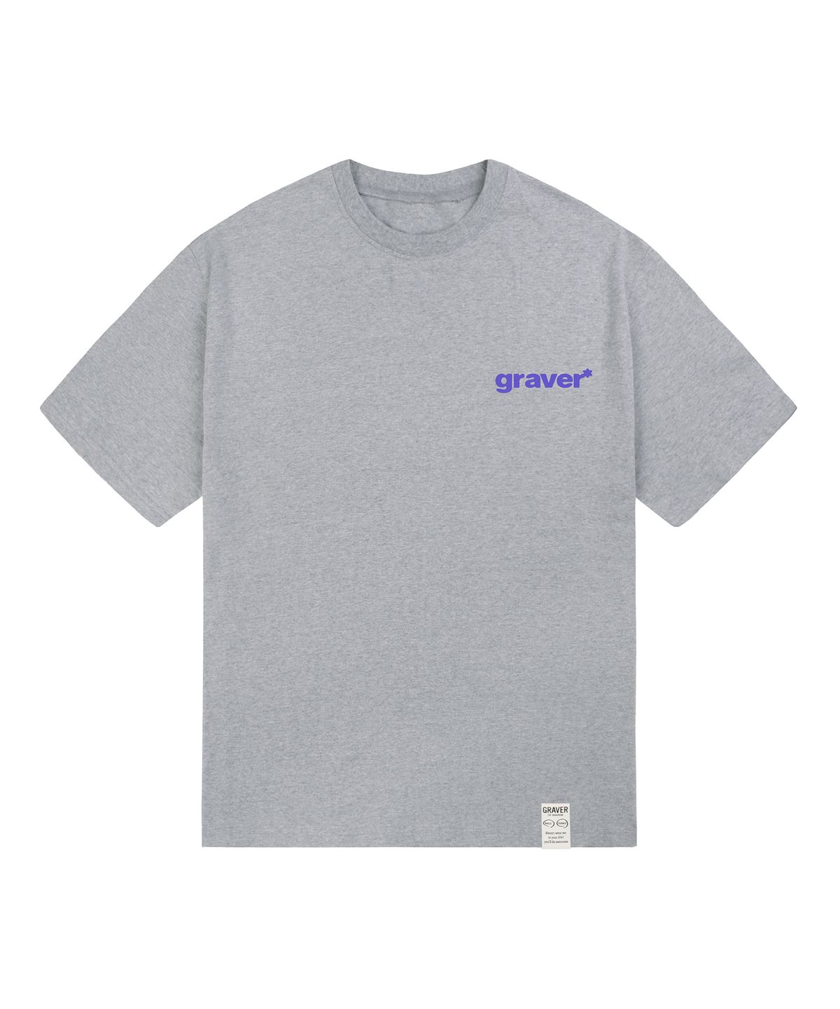 그레이버(GRAVER) [UNISEX]RIB 반팔티_4 color