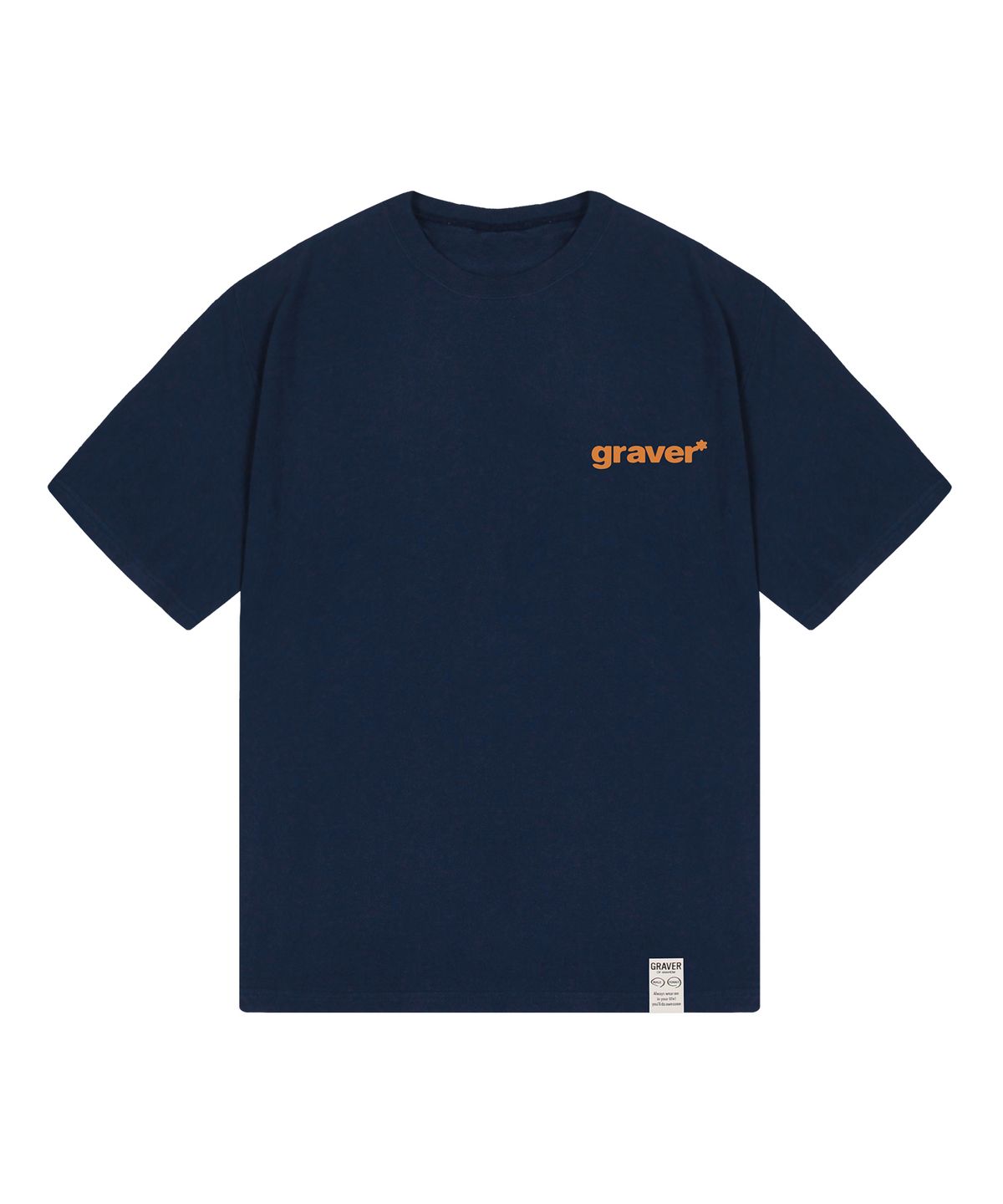 그레이버(GRAVER) [UNISEX]RIB 반팔티_4 color