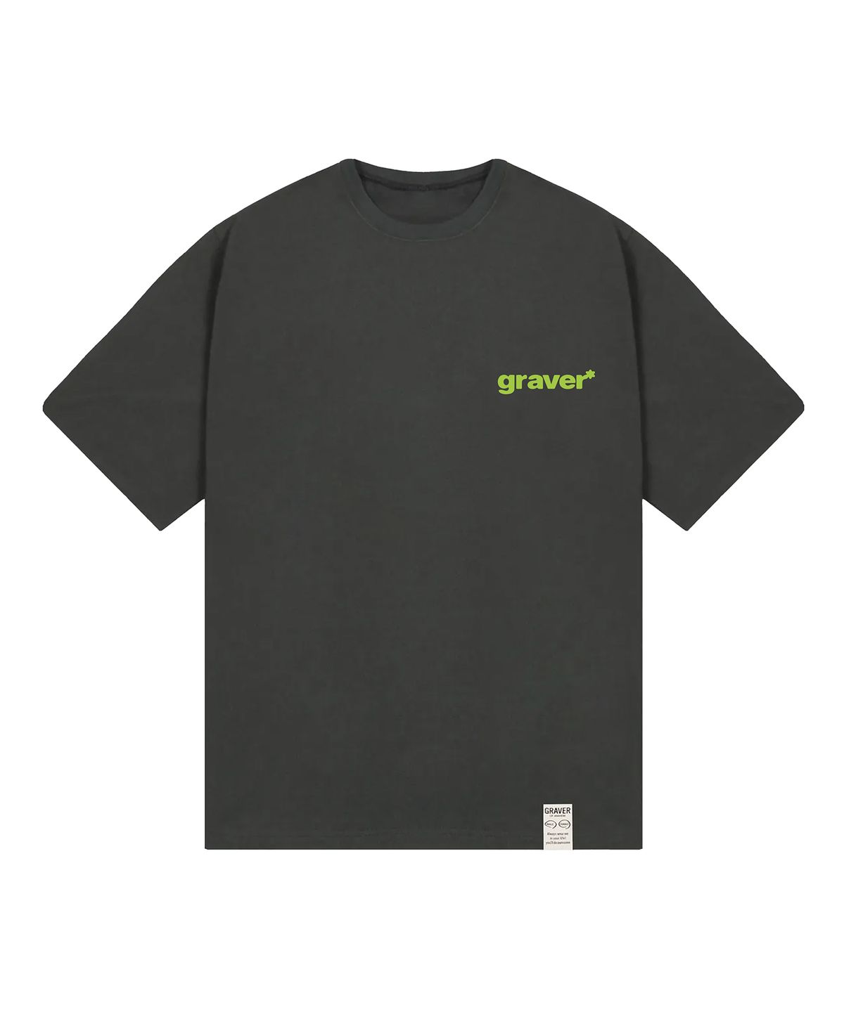 그레이버(GRAVER) [UNISEX]RIB 반팔티_4 color