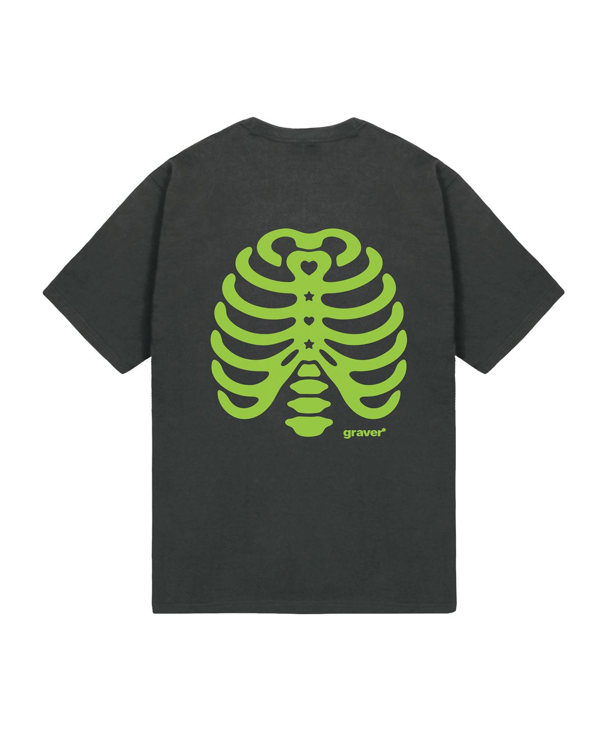 그레이버(GRAVER) [UNISEX]RIB 반팔티_4 color