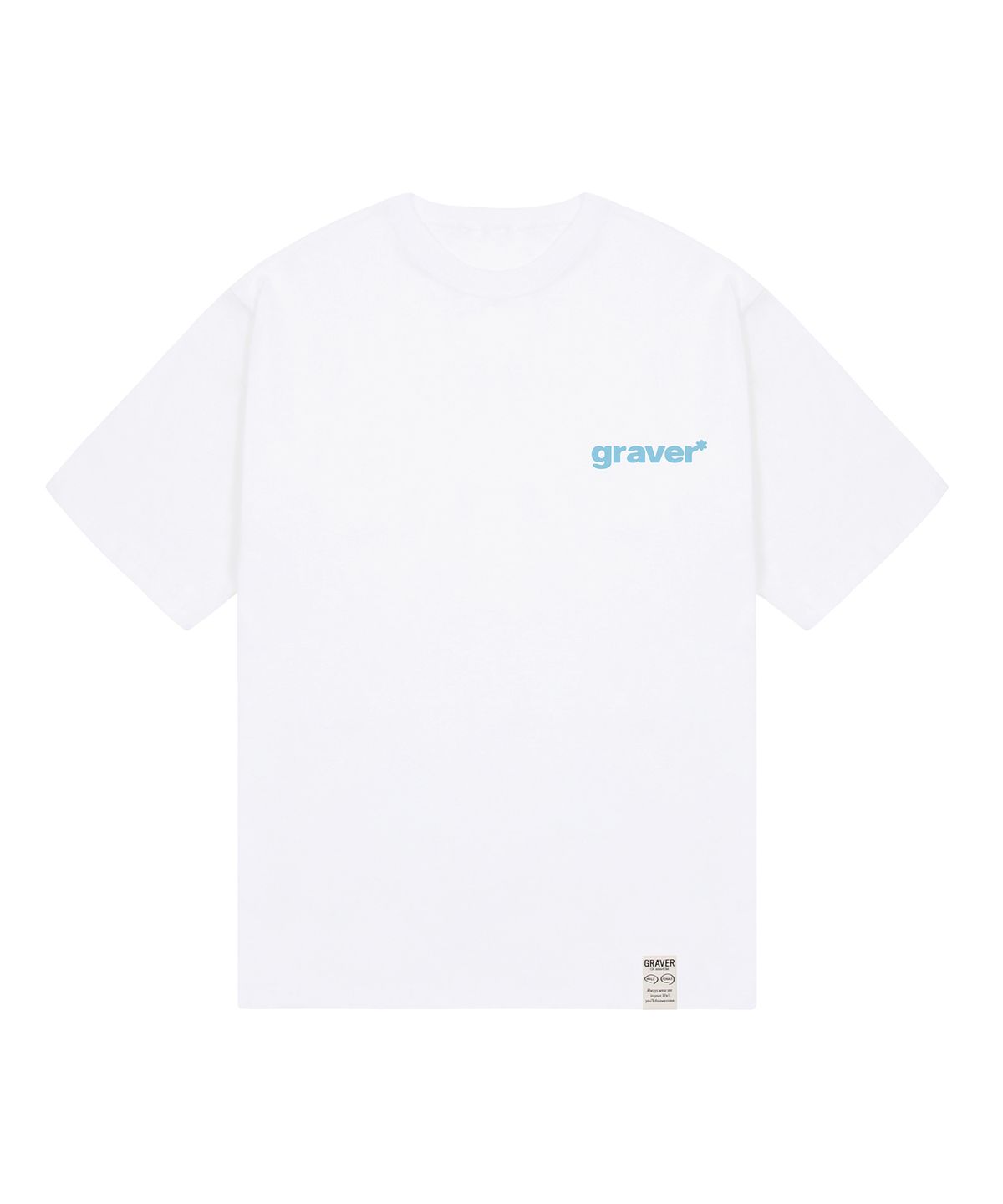 그레이버(GRAVER) [UNISEX]RIB 반팔티_4 color