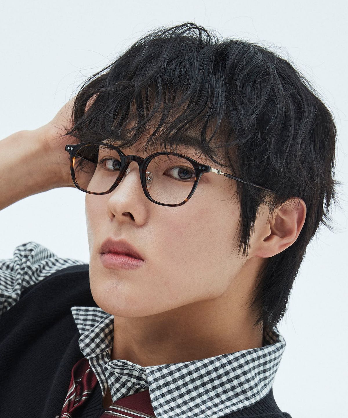 알로아이웨어(ALO EYEWEAR) [SILVERBITE] SBG7606 1818G HD ACETATE 초경량 고밀도 아세테이트 톨토이즈 스퀘어 안경테 블루라이트 렌즈 선택