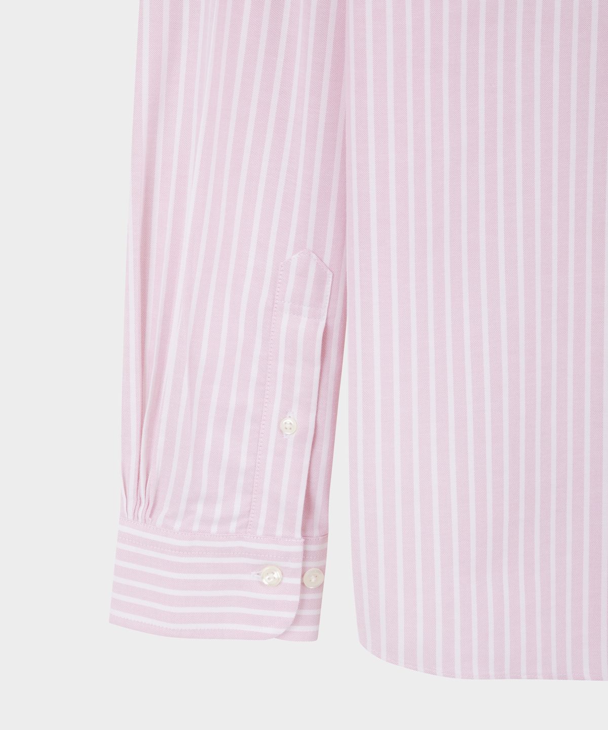 브룩스 브라더스(BROOKS BROTHERS) 논아이론 옥스포드 스트라이프 셔츠 (핑크) (BBTHMMG104)