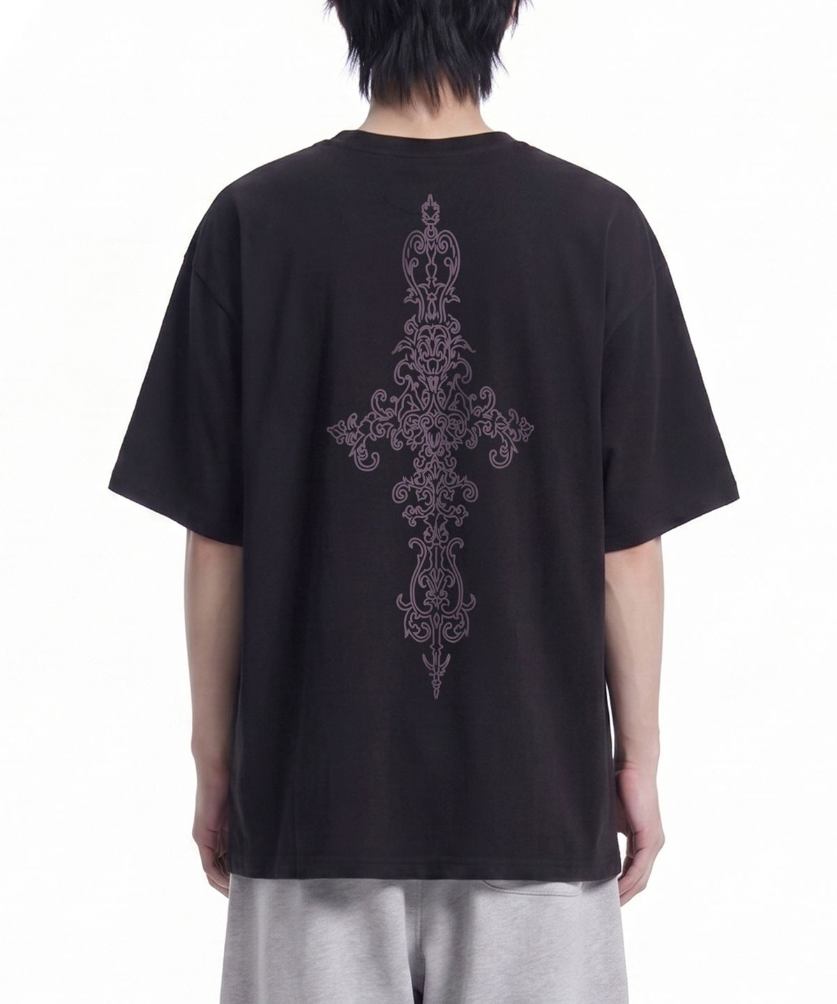 그레이버(GRAVER) [UNISEX]BACK SIM CROSS 반팔티_3 color