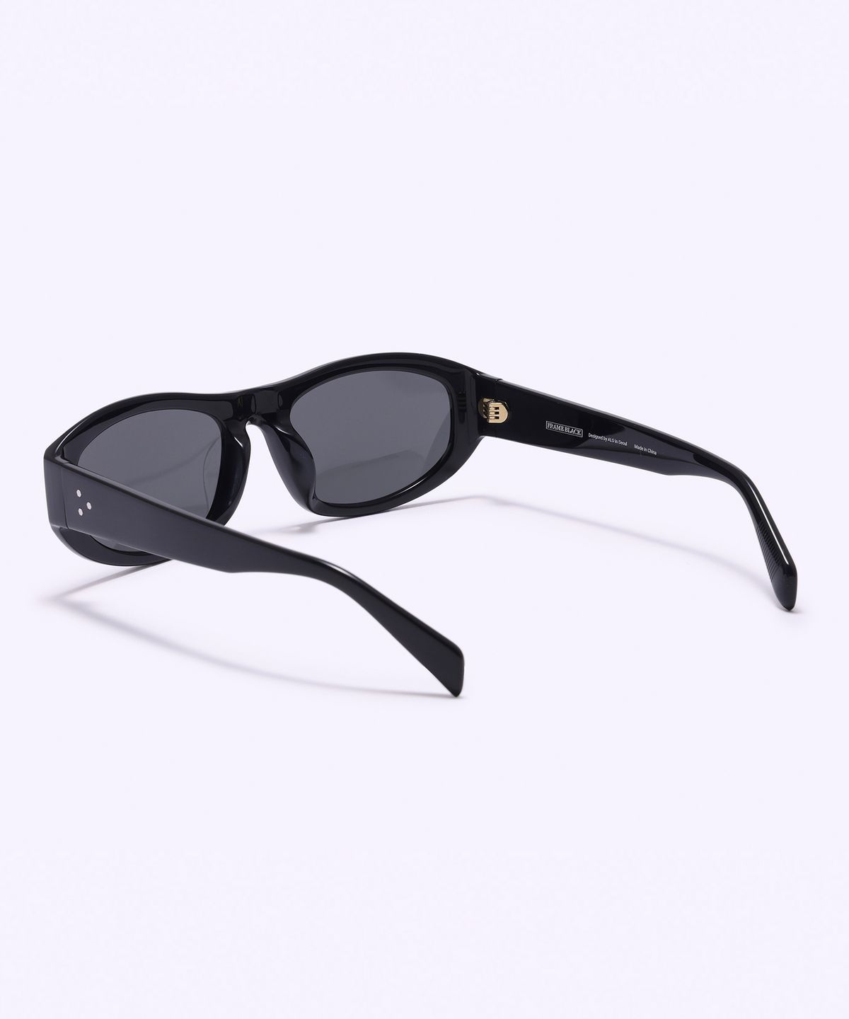 알로아이웨어(ALO EYEWEAR) [FRAME BLACK] FBS1607 0909G 아세테이트 볼륨 선글라스
