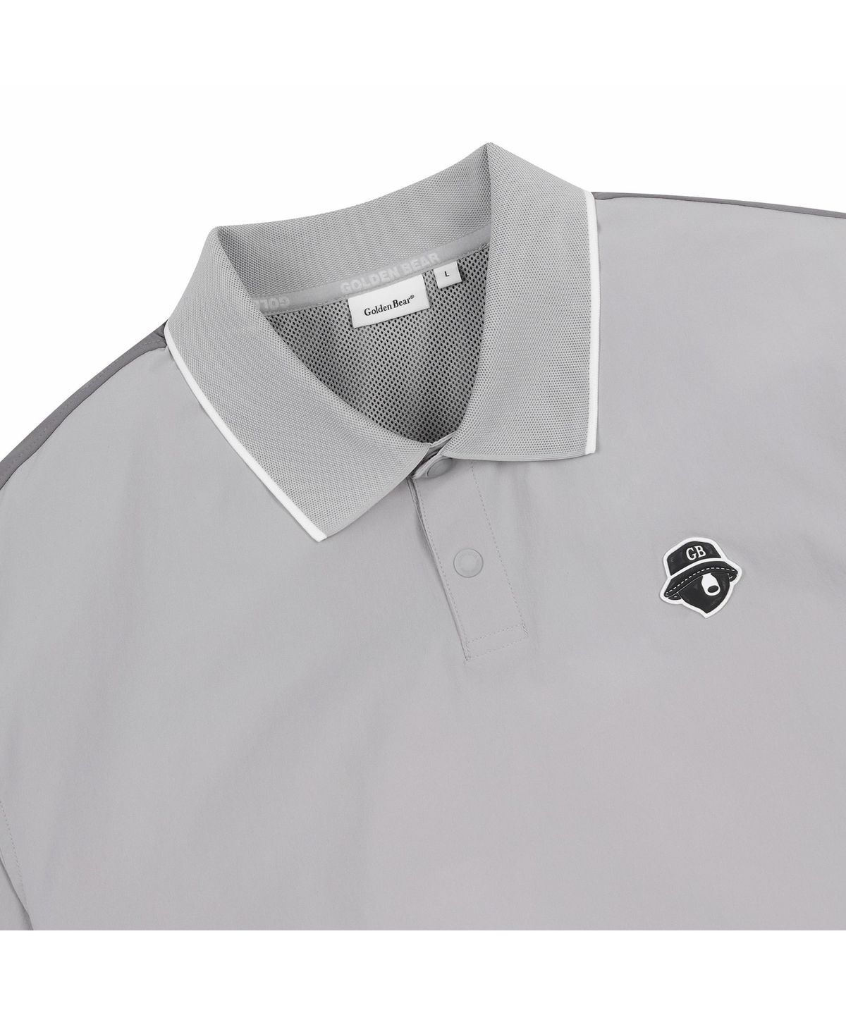 골든베어(GOLDEN BEAR) (M) Woven Contrast Back Pullover G4TAM26361GYX