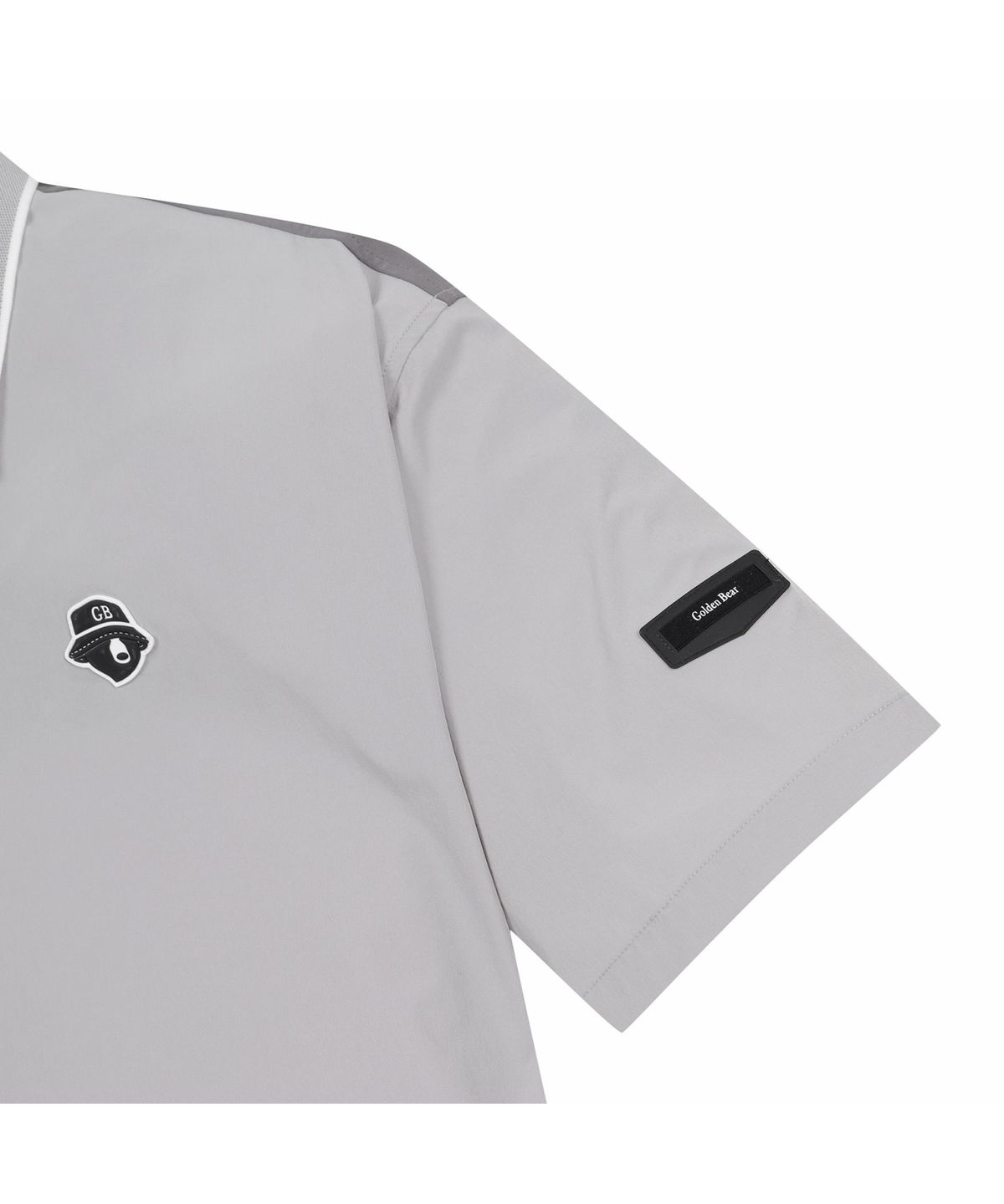 골든베어(GOLDEN BEAR) (M) Woven Contrast Back Pullover G4TAM26361GYX