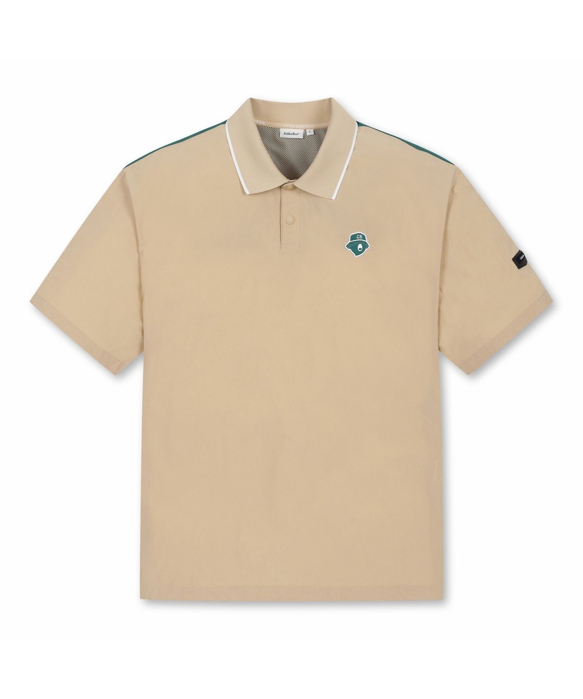 골든베어(GOLDEN BEAR) (M) Woven Contrast Back Pullover G4TAM26361BEX