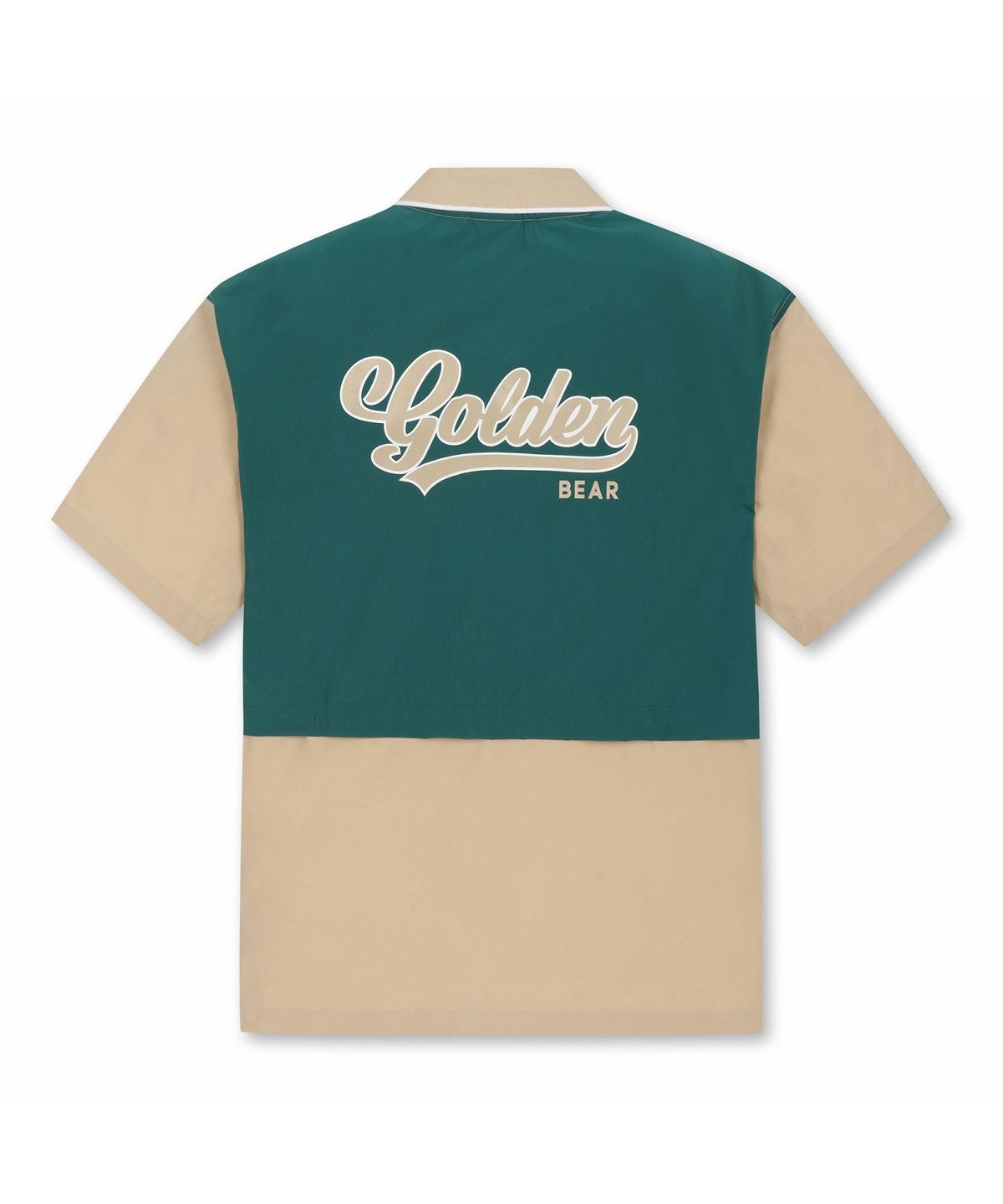 골든베어(GOLDEN BEAR) (M) Woven Contrast Back Pullover G4TAM26361BEX