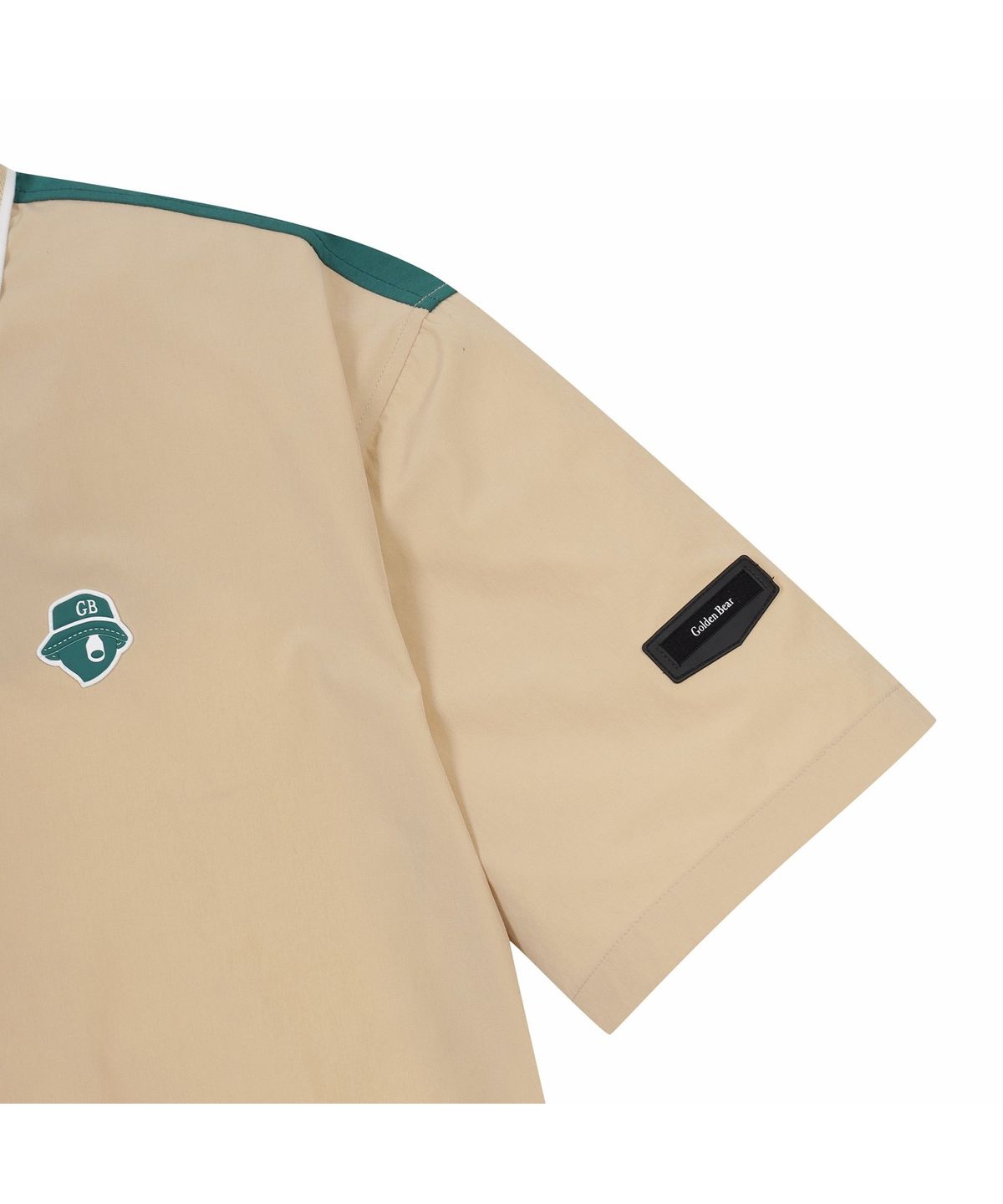 골든베어(GOLDEN BEAR) (M) Woven Contrast Back Pullover G4TAM26361BEX