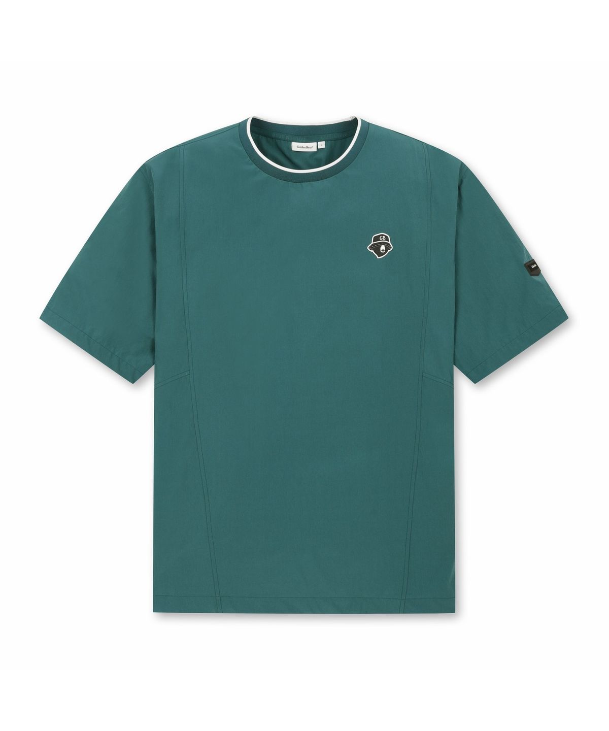 골든베어(GOLDEN BEAR) (M) Woven Crewneck Pullover G4TAM26351GRX