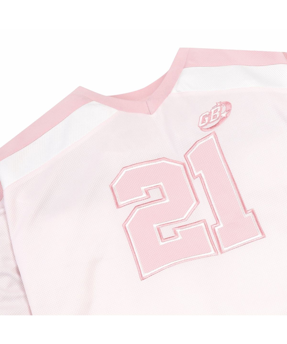골든베어(GOLDEN BEAR) (W) Mesh Hybrid Long T-shirt G5TAM26351PIX