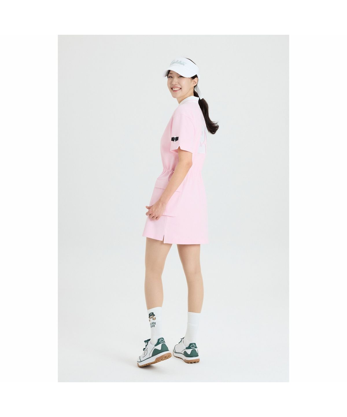 골든베어(GOLDEN BEAR) (W) Pique Polo Collar One-piece G5UAM26231PIX