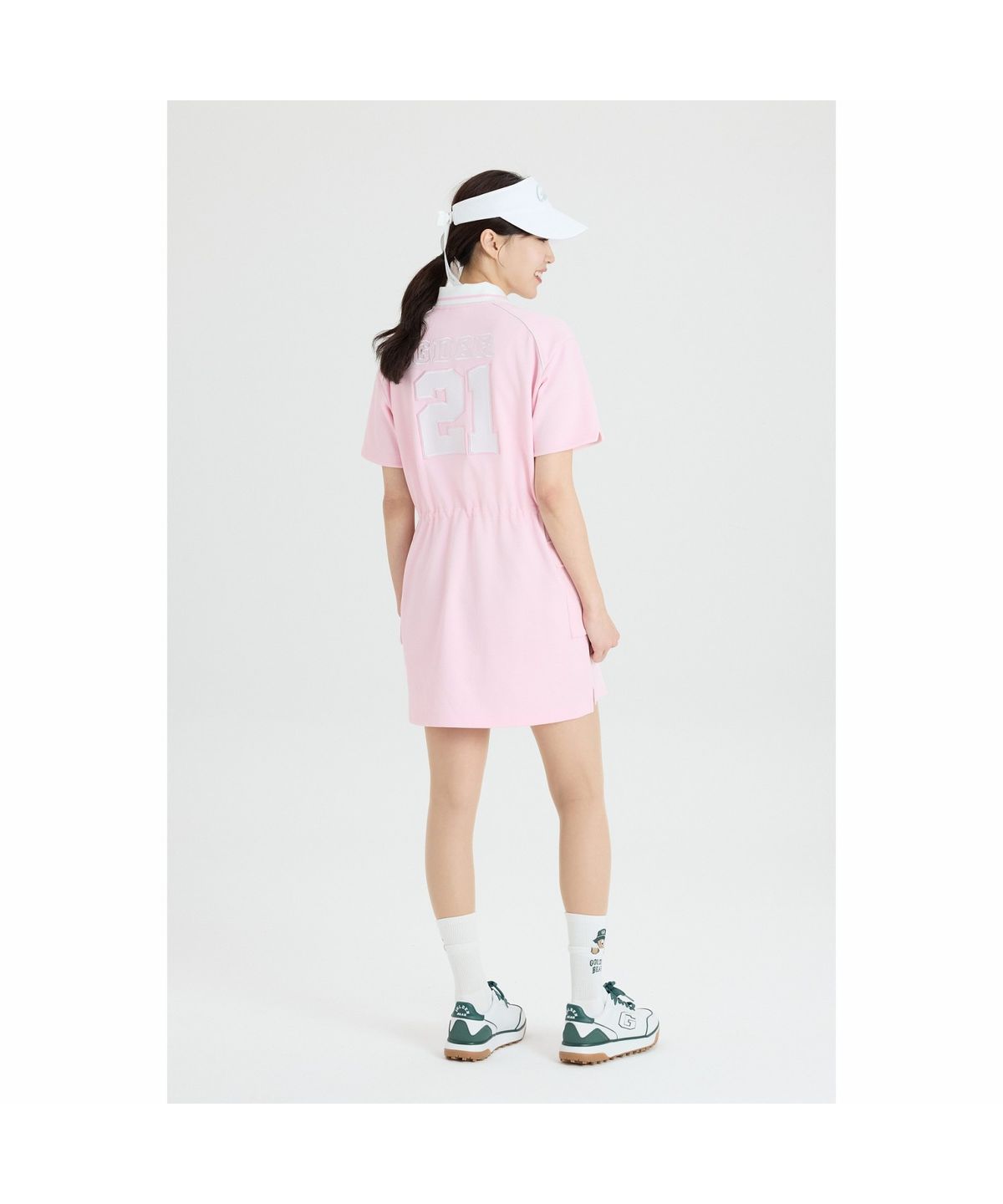 골든베어(GOLDEN BEAR) (W) Pique Polo Collar One-piece G5UAM26231PIX