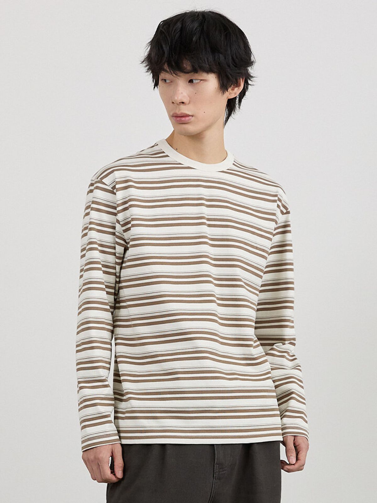 티메이커(TMAKER) 데일리 멀티 스트라이프 롱슬리브 (3 Color)