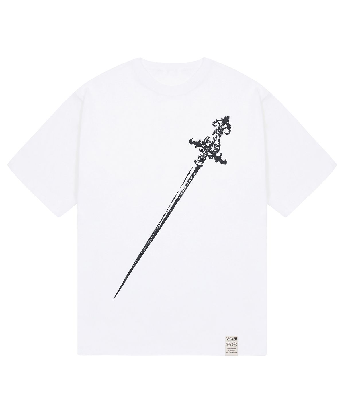 그레이버(GRAVER) [UNISEX]SWORD 반팔티_2 color