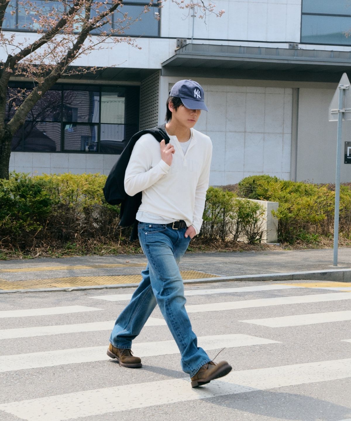 텍스(TEXX) TX703 에센셜 스탠다드 스트레이트 데님 (중청)