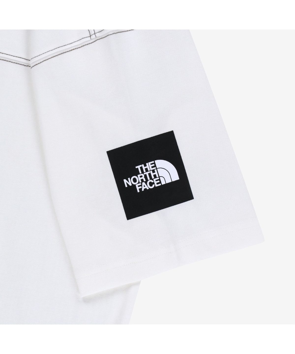 노스페이스(THE NORTH FACE) NT7US06K 스티치 다잉 반팔 티 WHITE