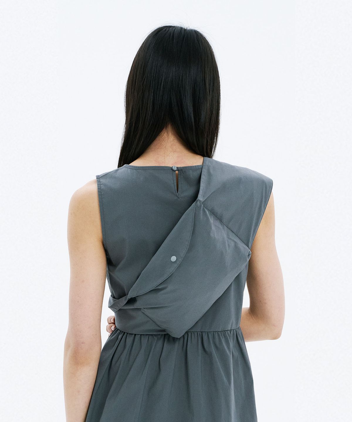하나히(HANAHI) Furoshiki wrap one piece GREY