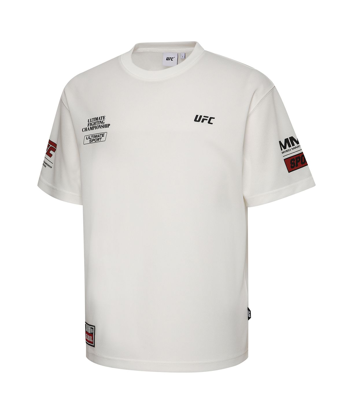 유에프씨 스포츠(UFC SPORT) UFC SPON PRO 릴렉스핏 반팔 티셔츠 화이트 U4TTX2306WH