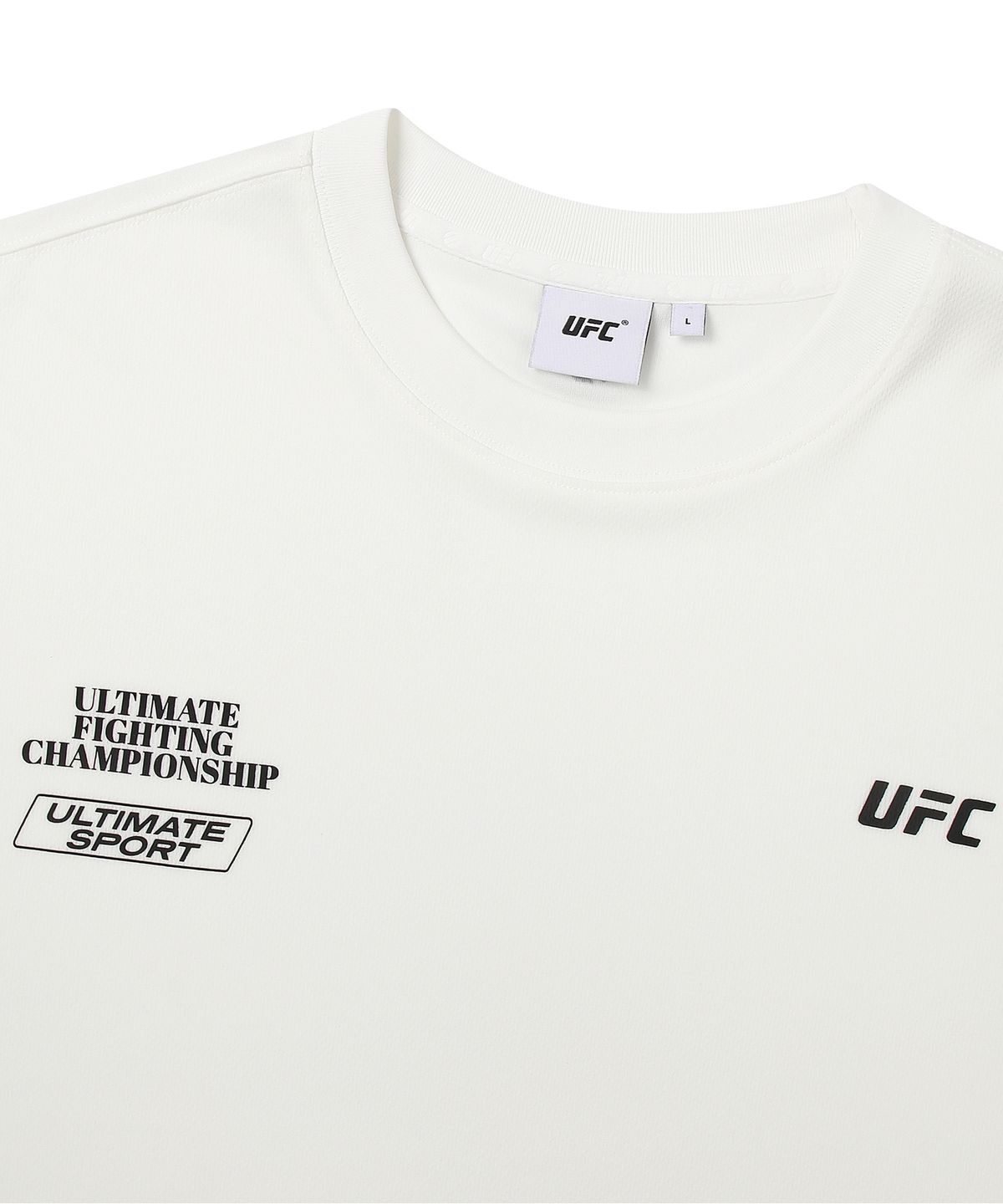 유에프씨 스포츠(UFC SPORT) UFC SPON PRO 릴렉스핏 반팔 티셔츠 화이트 U4TTX2306WH
