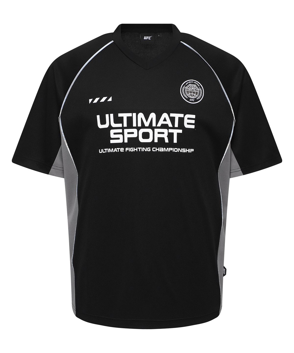 유에프씨 스포츠(UFC SPORT) UFC 그립 릴렉스핏 반팔 티셔츠 블랙 U4TTX2307BK