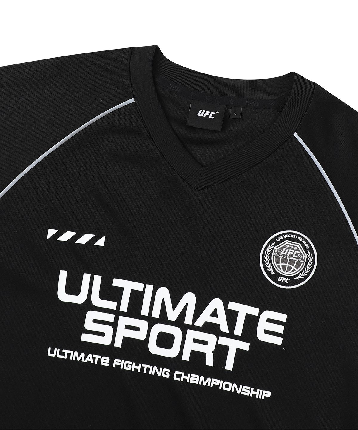 유에프씨 스포츠(UFC SPORT) UFC 그립 릴렉스핏 반팔 티셔츠 블랙 U4TTX2307BK