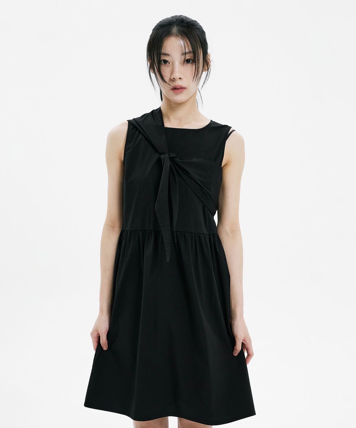 하나히(HANAHI) Furoshiki wrap one piece BLACK