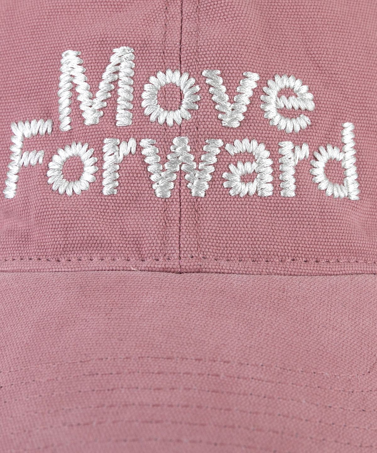 윅(WICK) Move Forward 캔버스 볼캡-핑크