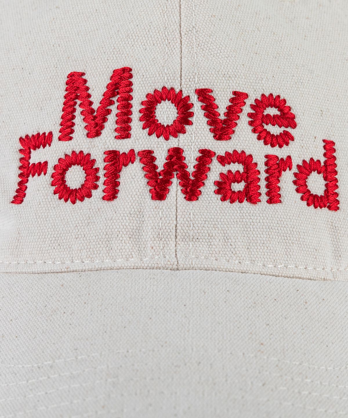윅(WICK) Move Forward 캔버스 볼캡-오트밀
