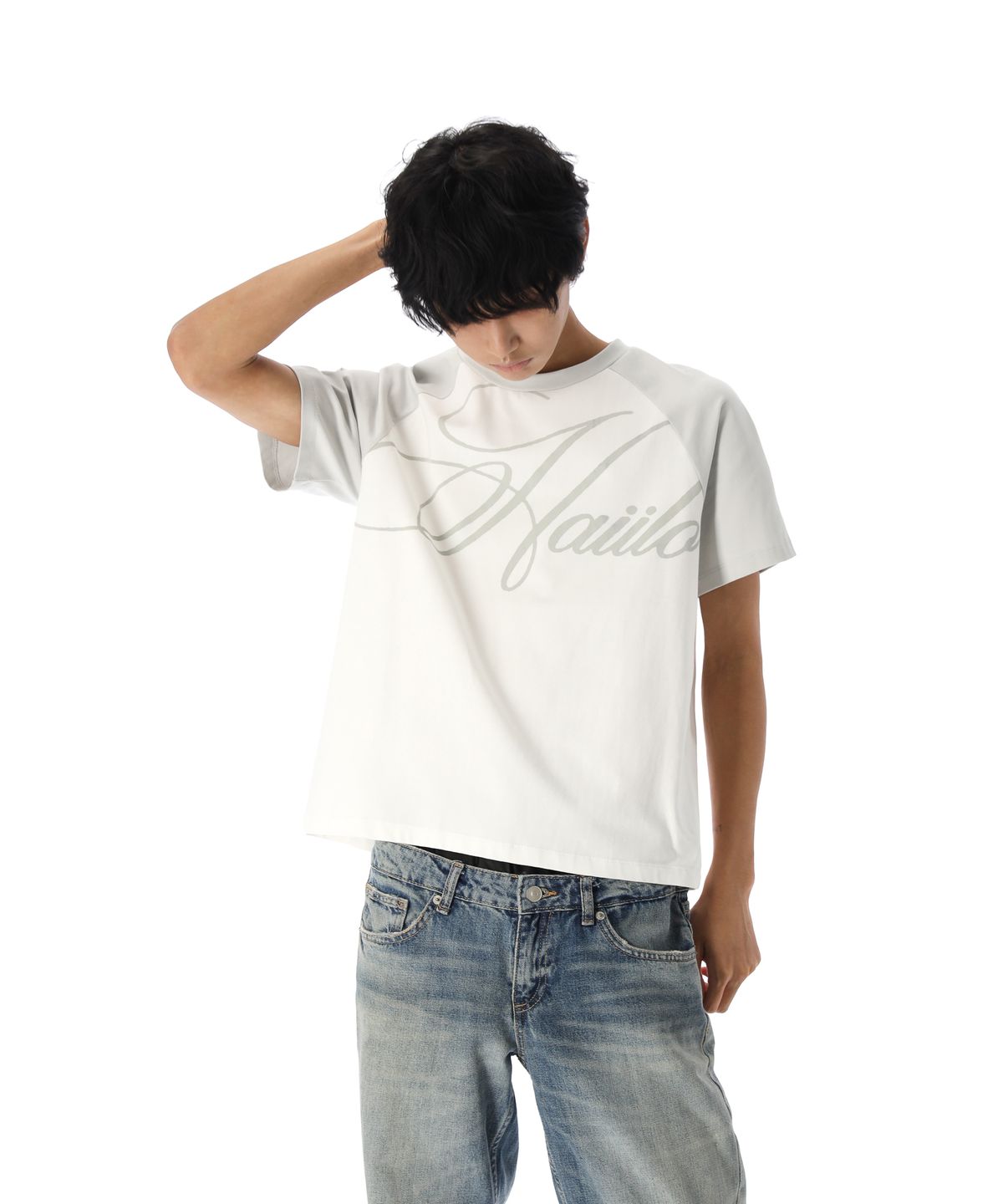 헤일로(HAIILO) Signed Raglan (Paper-grey)