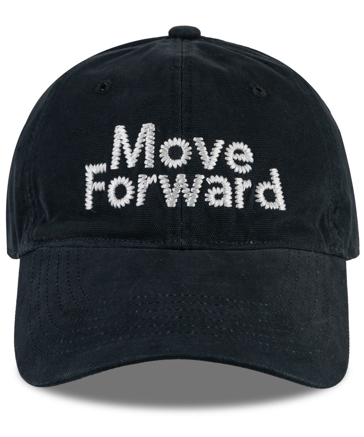 윅(WICK) Move Forward 캔버스 볼캡-네이비