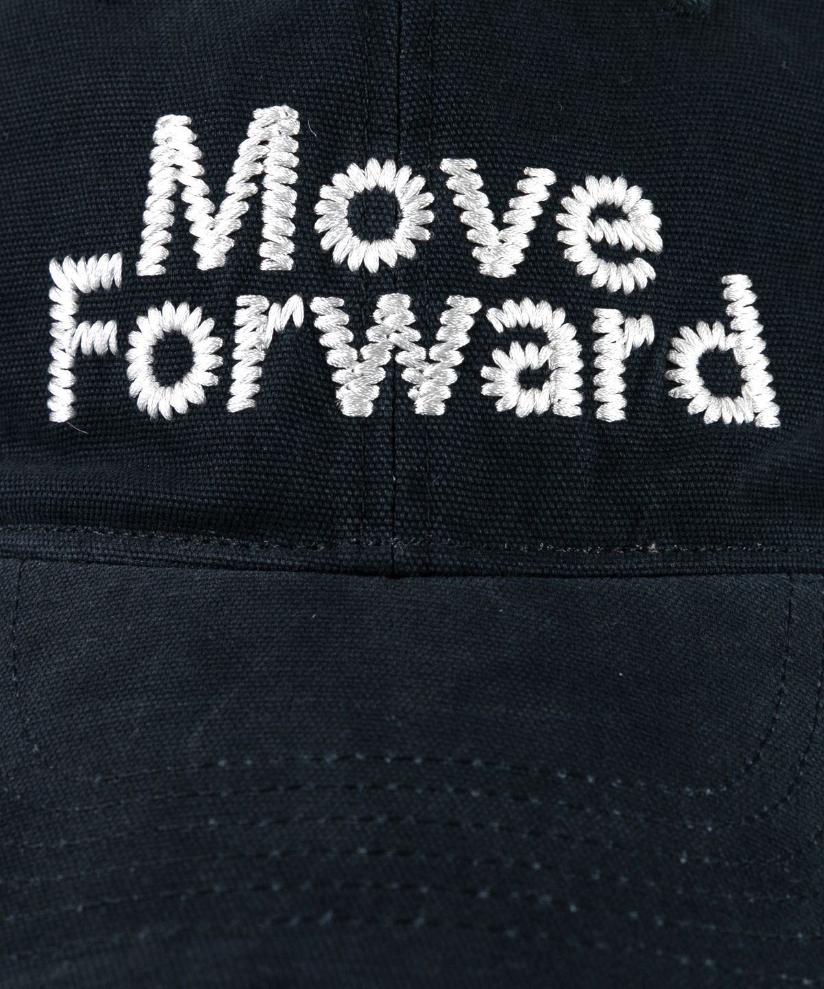 윅(WICK) Move Forward 캔버스 볼캡-네이비