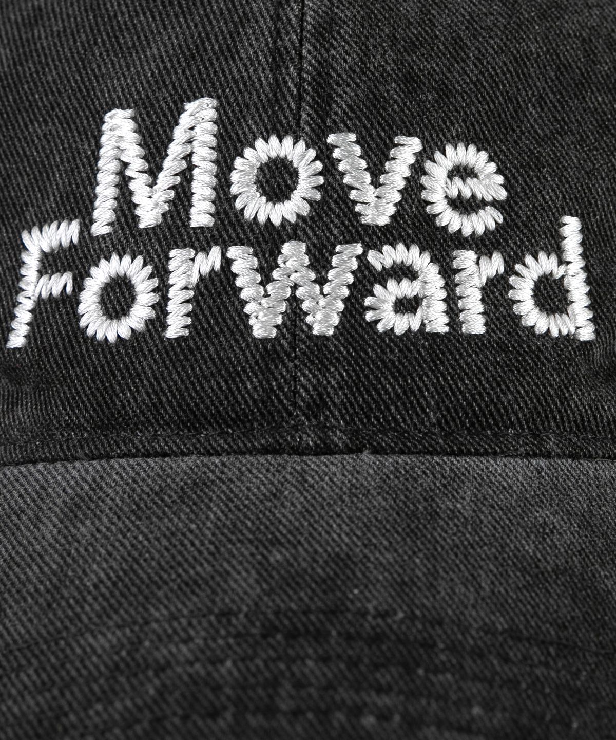 윅(WICK) Move Forward 데미지 볼캡-차콜
