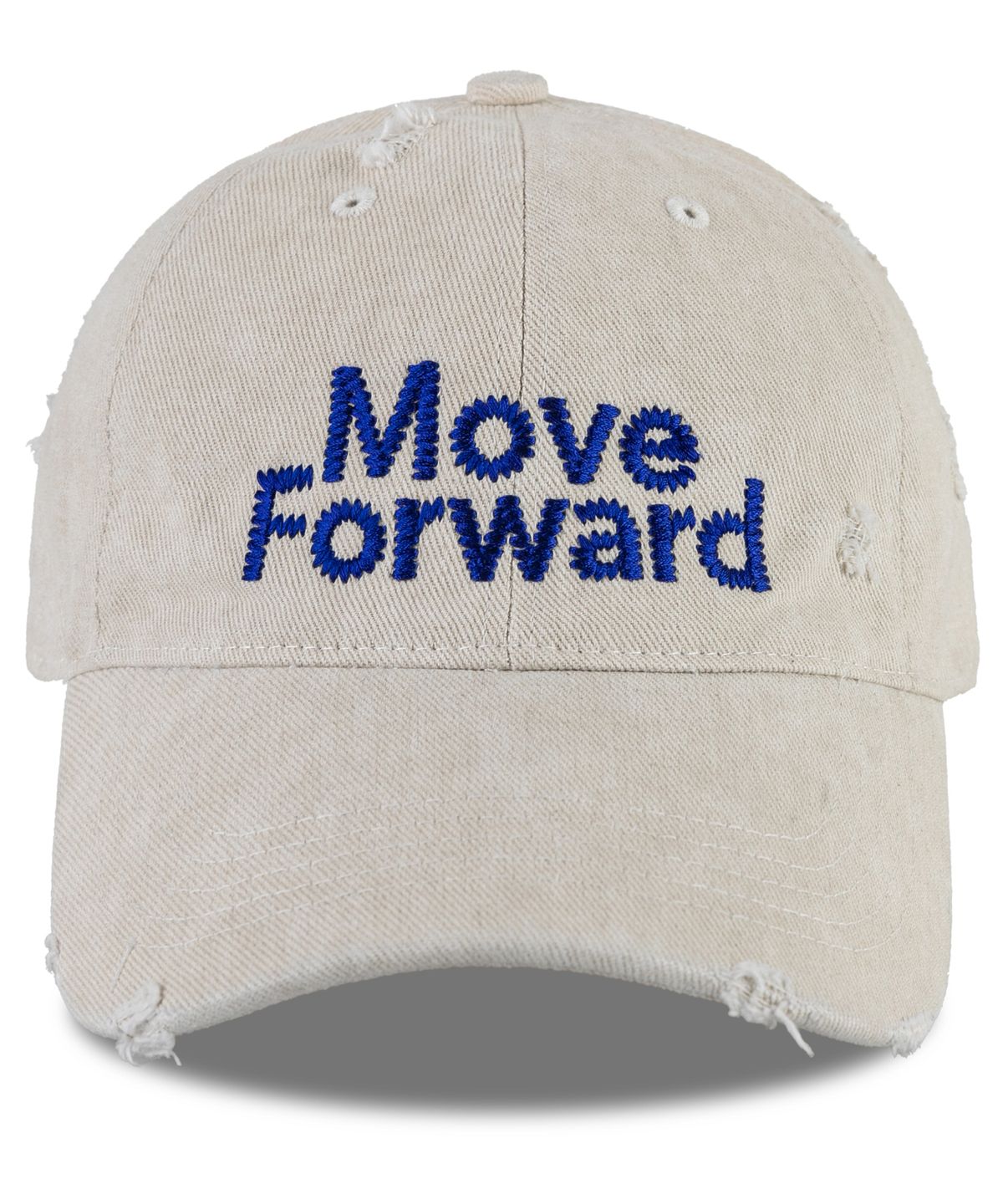 윅(WICK) Move Forward 데미지 볼캡-라이트 베이지