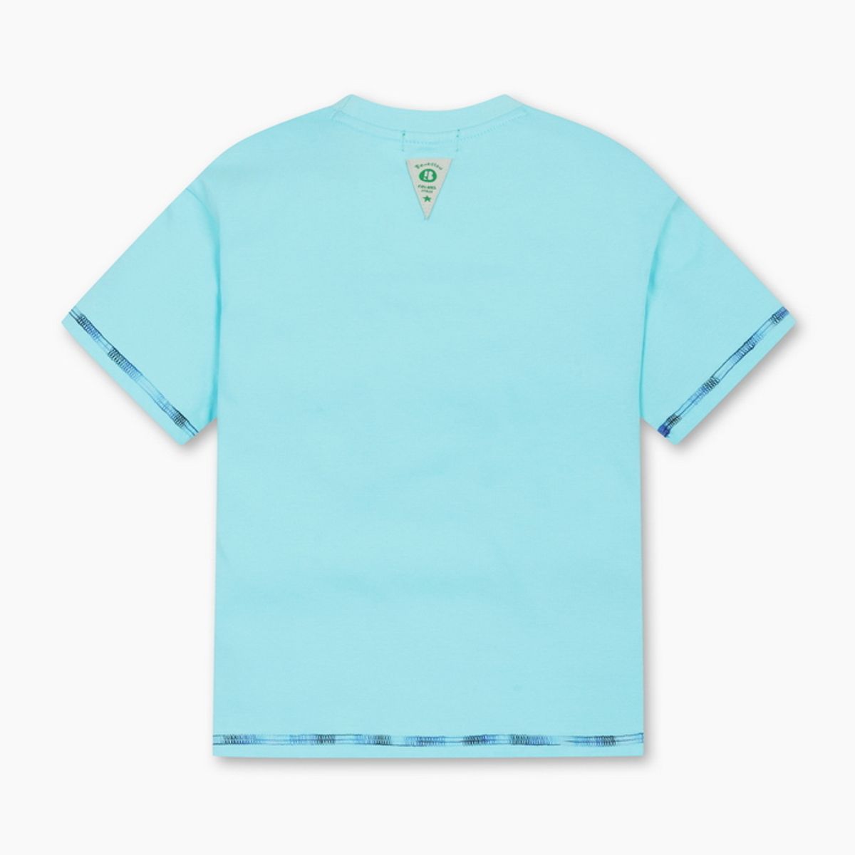 베네통키즈(BENETTONKIDS) 트로피컬 웨이브 티셔츠_QATS35631LB
