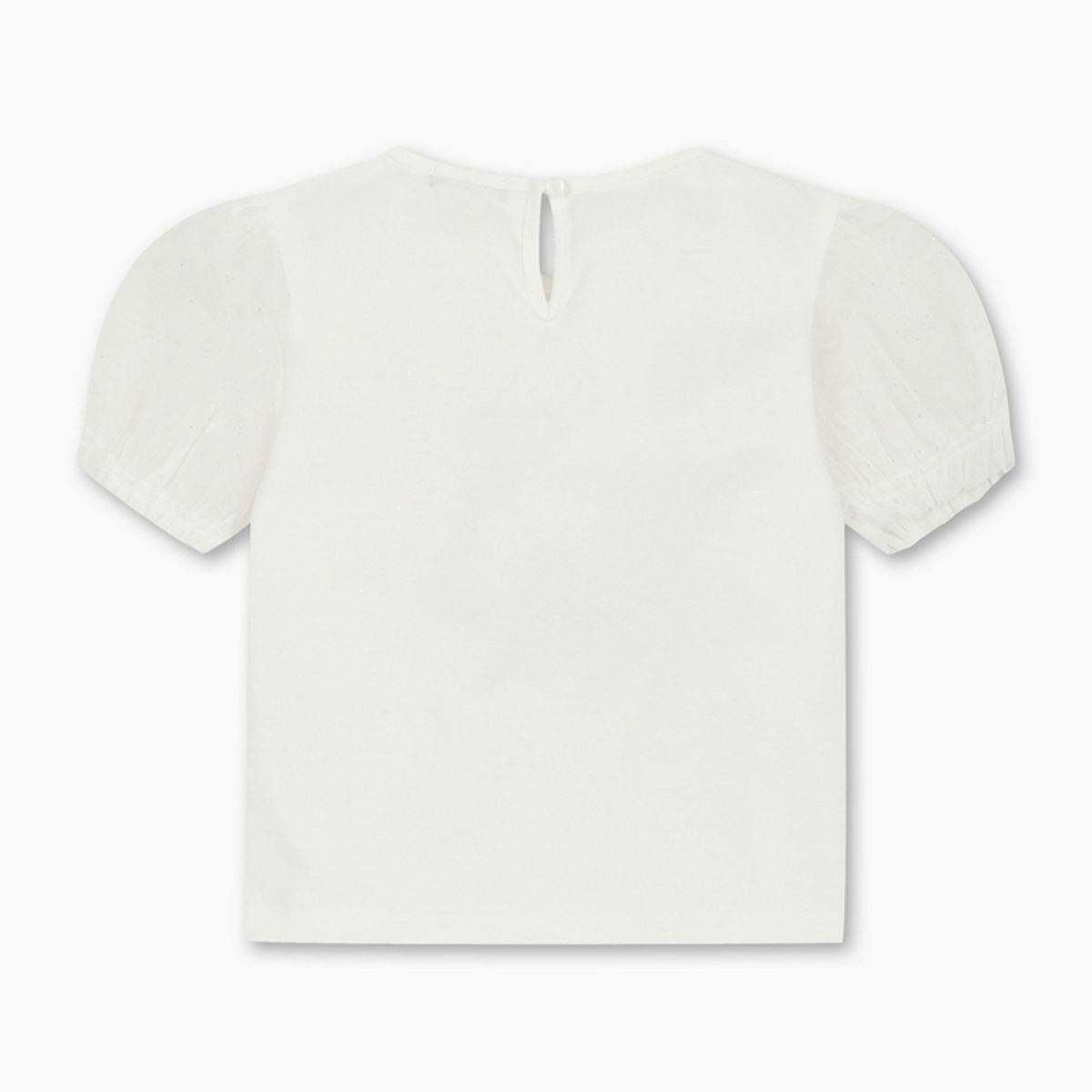 베네통키즈(BENETTONKIDS) 러블리 샤 매치 티셔츠_QATS40631WH