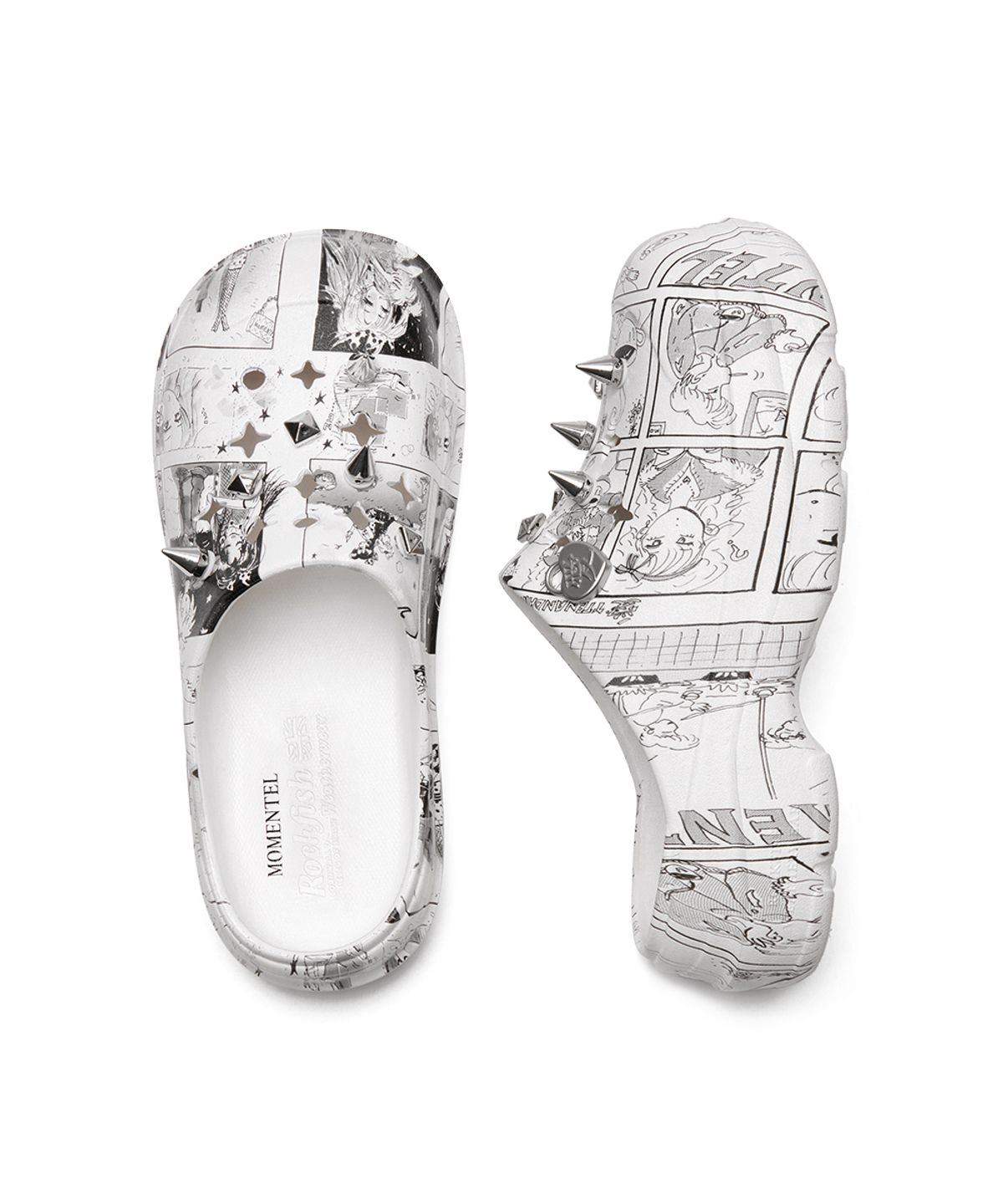 락피쉬웨더웨어(ROCKFISH WEATHERWEAR) [× MOMENTEL] HAYDEN CLOG - WHITE