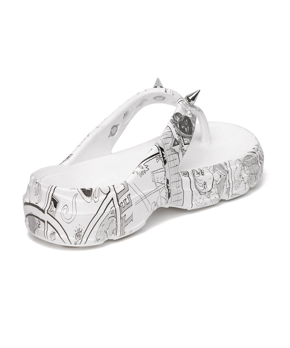 락피쉬웨더웨어(ROCKFISH WEATHERWEAR) [× MOMENTEL] HAYDEN FLIPFLOP - WHITE