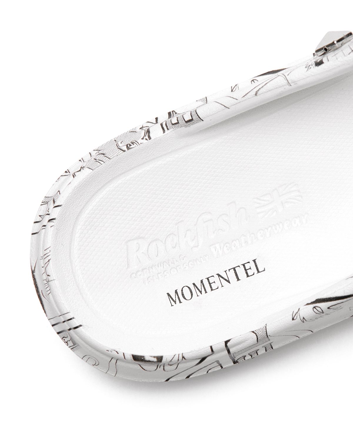 락피쉬웨더웨어(ROCKFISH WEATHERWEAR) [× MOMENTEL] HAYDEN FLIPFLOP - WHITE