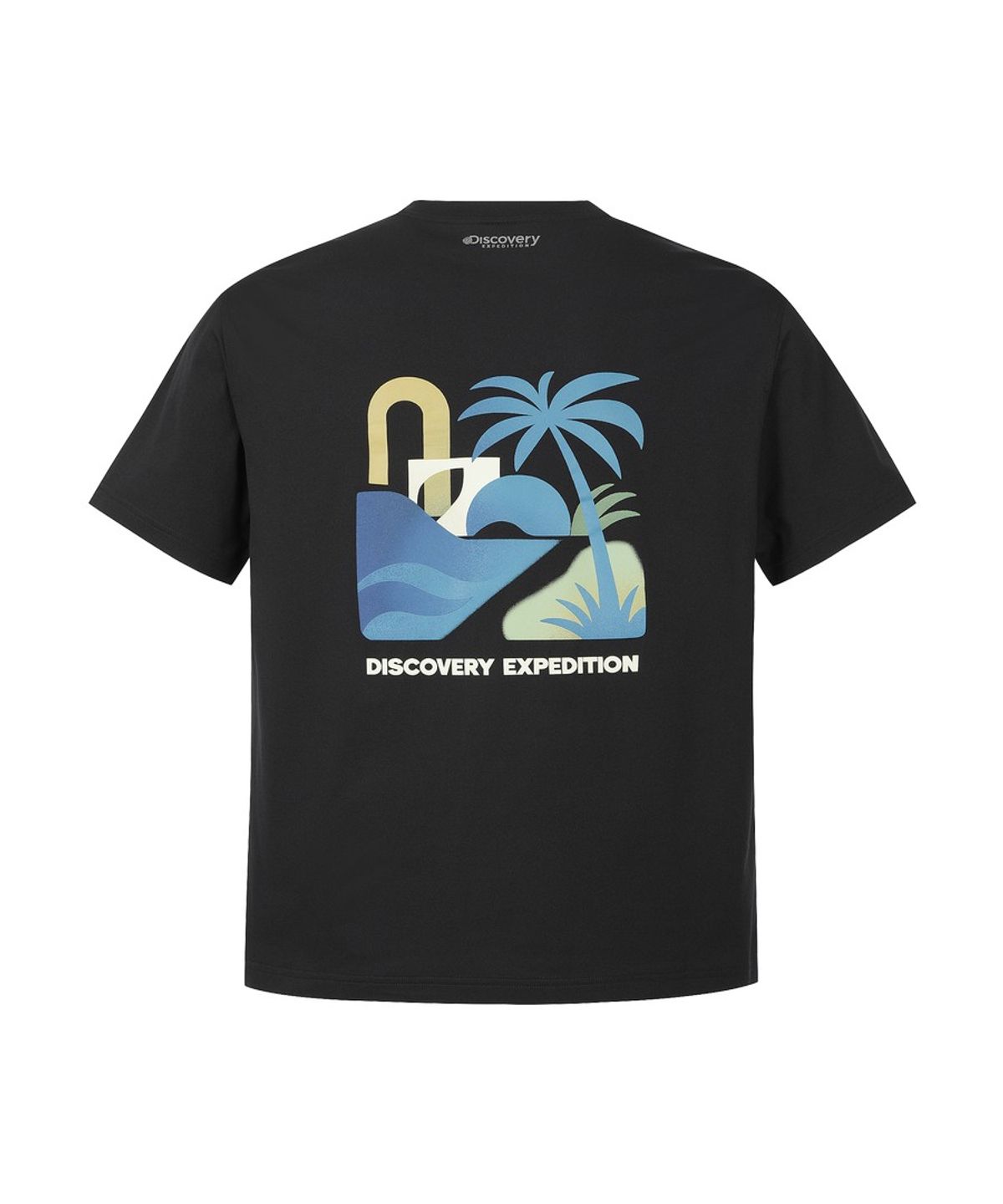 디스커버리 익스페디션(DISCOVERY EXPEDITION) 핫썸머 그래픽 반팔 워터티셔츠 (BLACK)
