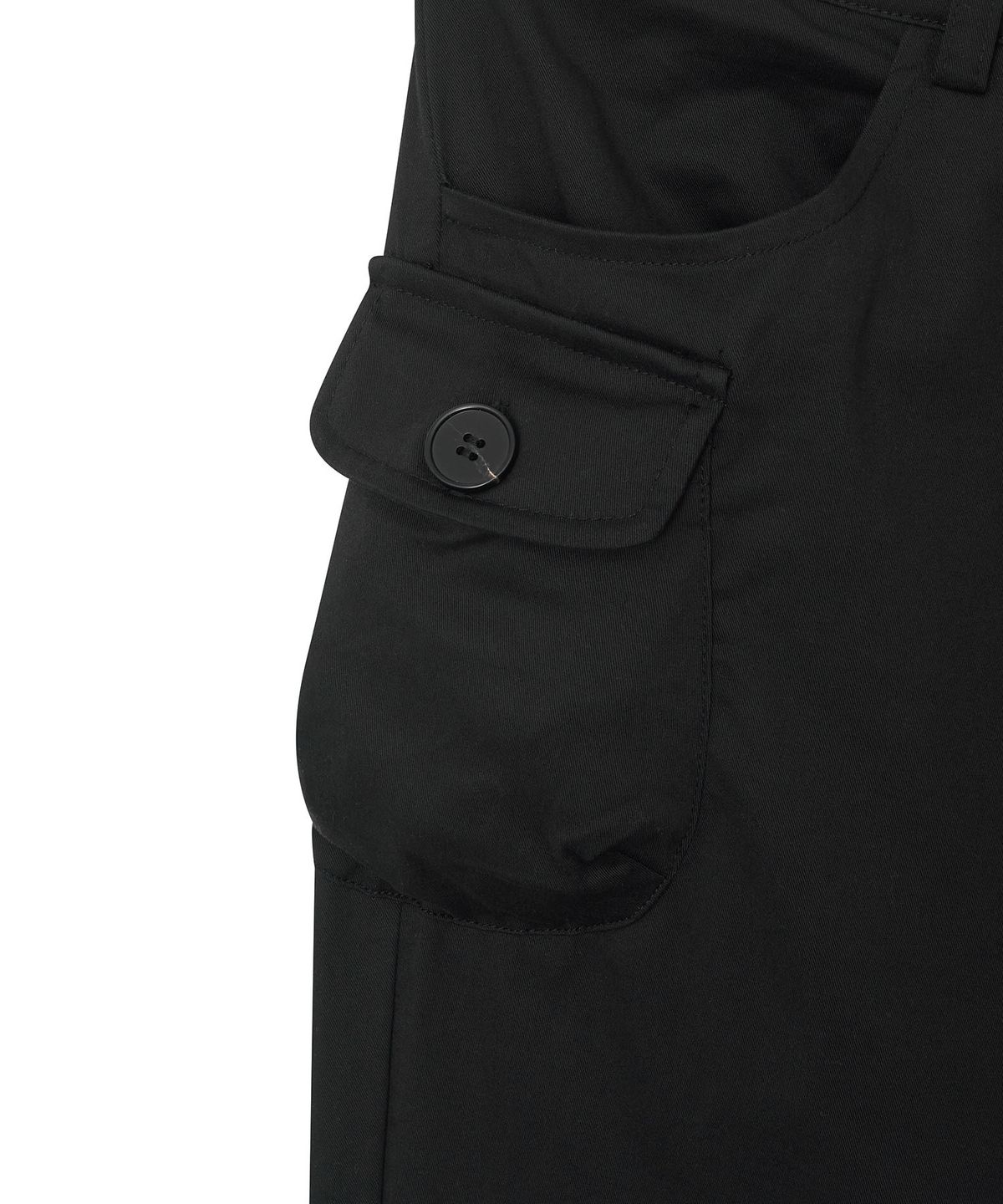 하나히(HANAHI) Passport pot pocket pants BLACK