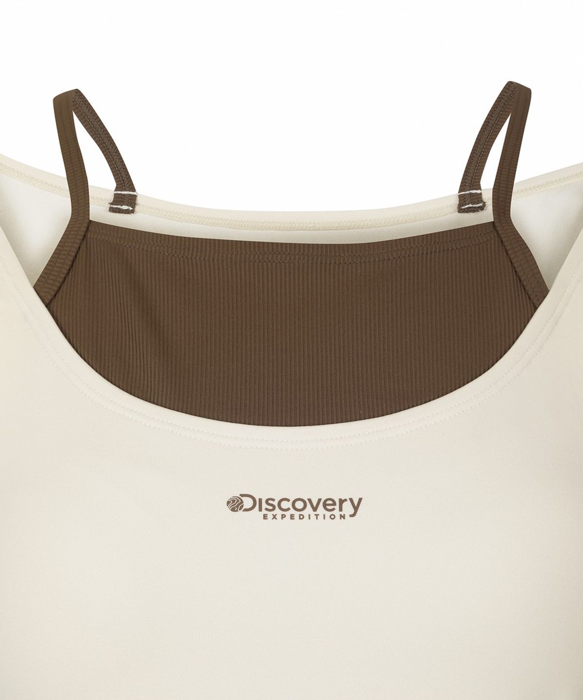디스커버리 익스페디션(DISCOVERY EXPEDITION) 여성 반팔 크롭 래쉬가드 (D/IVORY)