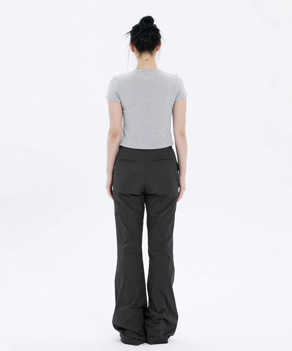 하나히(HANAHI) Passport pot pocket pants GREY